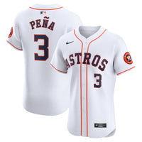Houston Astros Jeremy Peña White Home Elite Player Jersey