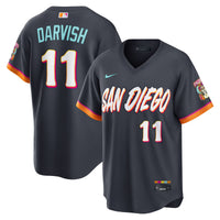 San Diego Padres Yu Darvish Obsidian 2026 City Connect Stadium Jersey