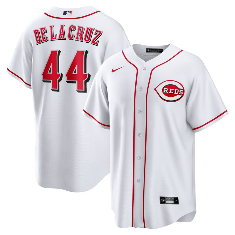 Cincinnati Reds Elly De La Cruz White Home Replica Jersey