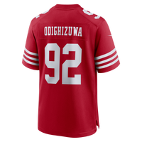 San Francisco 49ers Osa Odighizuwa Scarlet Team Game Jersey