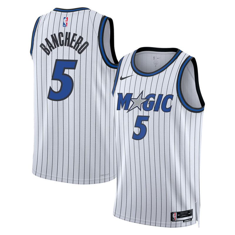 Orlando Magic Replica Association Edition Swingman Jersey - White - Paolo Banchero