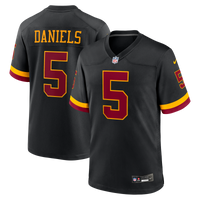 Hail Raiser Washington Commanders Jayden Daniels Black Alternate Game Jersey
