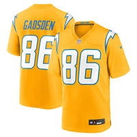Los Angeles Chargers Oronde Gadsden Gold Alternate Charger Power Game Jersey