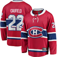 Montreal Canadiens Cole Caufield Red Home Breakaway Replica Jersey