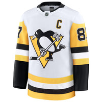 Pittsburgh Penguins Sidney Crosby White Away Premium Jersey