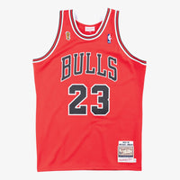 Chicago Bulls Authentic Jersey Road Finals Michael Jordan 1995-96