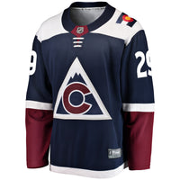 Colorado Avalanche Nathan MacKinnon Navy Breakaway Jersey