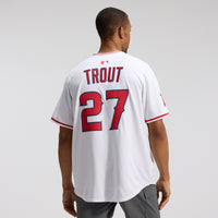 Los Angeles Angels Mike Trout White Home Limited Player Jersey