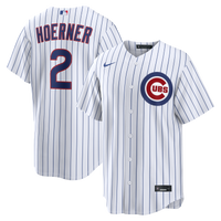 Chicago Cubs Nico Hoerner White Home Replica Jersey