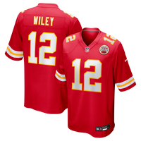 Kansas City Chiefs Jared Wiley Red Game Jersey