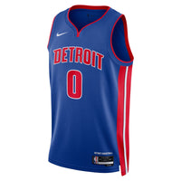Detroit Pistons Icon Edition Swingman Jersey - Blue - Jalen Duren