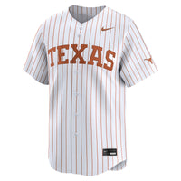 White Texas Longhorns Baseball Limited Jersey