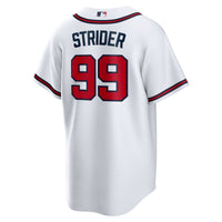 Atlanta Braves Spencer Strider White Replica Player Jersey