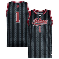 #1 Indiana Hoosiers Replica Swingman Jersey - Black