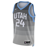 Utah Jazz 2025/26 City Edition Swingman Jersey - Gray - Walker Kessler