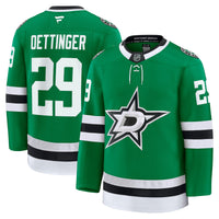 Dallas Stars Jake Oettinger Kelly Green Home Premium Jersey