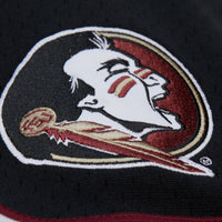 Black Florida State Seminoles On The Clock Full-Button Fashion Jersey