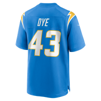 Los Angeles Chargers Troy Dye Powder Blue Game Jersey