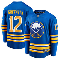 Buffalo Sabres Jordan Greenway Royal Home Breakaway Jersey
