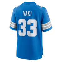 Detroit Lions Sione Vaki Blue Team Game Jersey