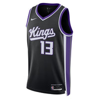 Sacramento Kings Icon Edition Swingman Jersey - Black - Keegan Murray