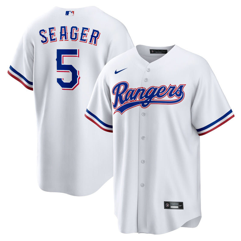 Texas Rangers Corey Seager White Home Replica Player Jersey