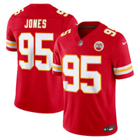 Kansas City Chiefs Chris Jones Red Team Vapor F.U.S.E. Stitched Limited Jersey