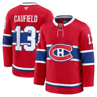 Montreal Canadiens Cole Caufield Red Home Premium Jersey