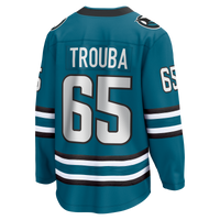 San Jose Sharks Jacob Trouba Teal Home Breakaway Jersey