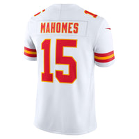 Kansas City Chiefs Patrick Mahomes White Vapor F.U.S.E. Stitched Limited Jersey