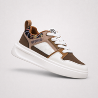 Fendi Sneakers Brown White - Unisex