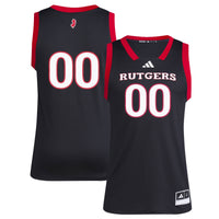 #1 Black Rutgers Scarlet Knights Replica Swingman Jersey