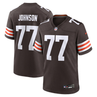 Cleveland Browns Zion Johnson Brown Team Game Jersey