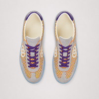 Gucci G75 Low Sneakers Grey Orange Purple - Unisex