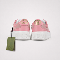 Gucci GG Supreme Sneakers Pink White - Women's
