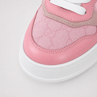 Gucci GG Supreme Sneakers Pink White - Women's