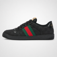 Gucci Screener Sneakers Black GG Canvas Web - Men's