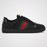Gucci Screener Sneakers Black GG Canvas Web - Men's