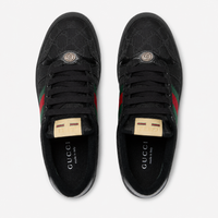 Gucci Screener Sneakers Black GG Canvas Web - Men's