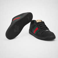 Gucci Screener Sneakers Black GG Canvas Web - Men's