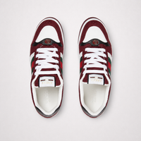 Gucci Screener Sneakers Rosso Ancora GG Canvas - Men's
