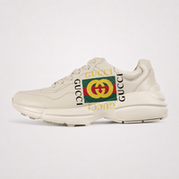Gucci Rhyton Logo Sneakers Ivory - Unisex