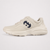 Gucci Rhyton Interlocking G Sneakers Ivory Blue - Unisex