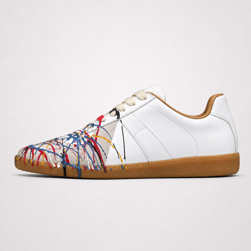 Maison Margiela Replica Sneakers White Paint Splatter - Unisex