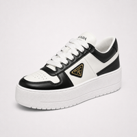 Prada 01 Sneakers White Black - Women's