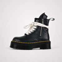 Rick Owens 1460 Pentagram Platform Boots Black - Unisex