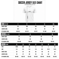 Custom Red Black-White Stars And Stripes Sublimation Soccer Uniform Jersey